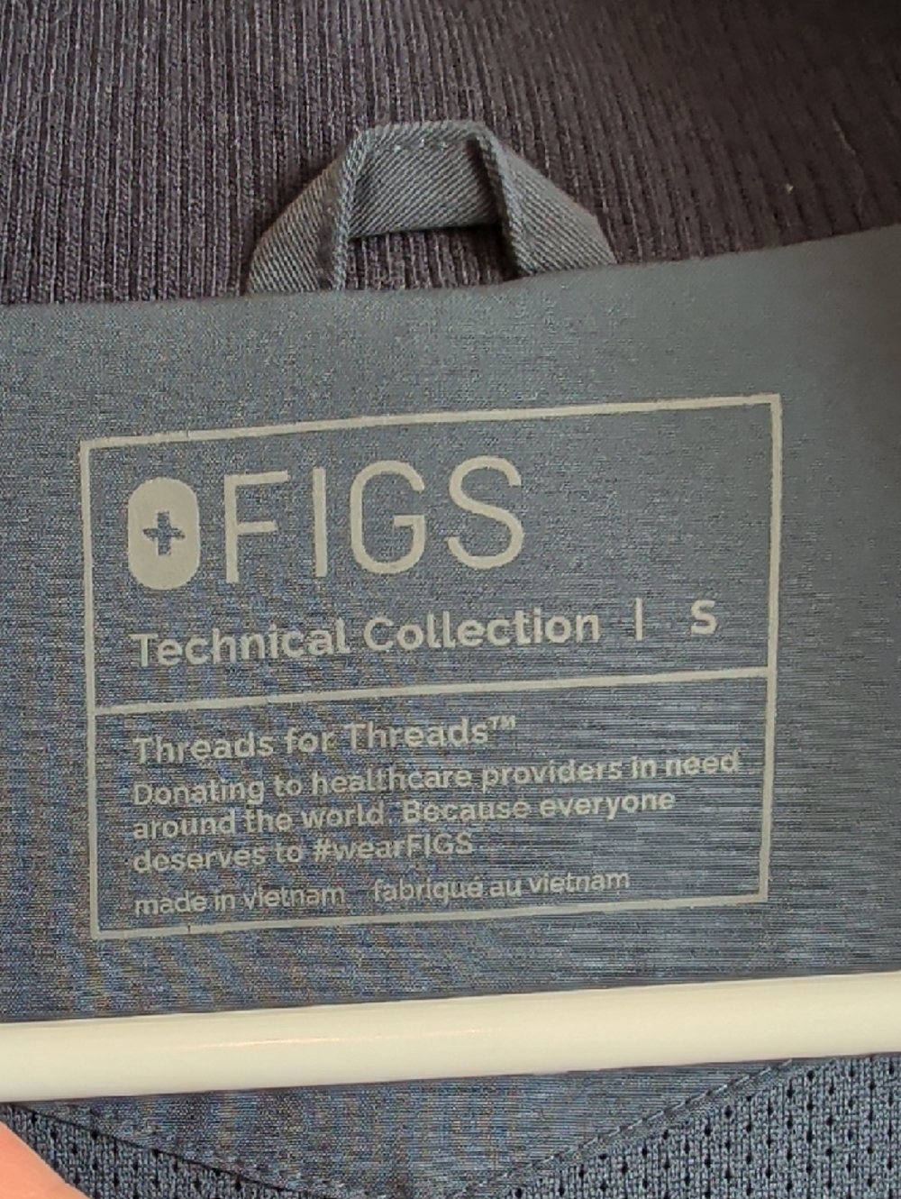 Figs Sydney Dark Harbor Scrub Jacket - Picture 2 of 5